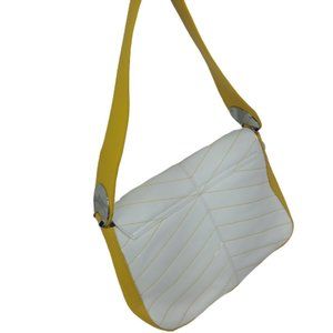 NWOT Bodhi Colorblock Yellow/ White Shoulder Bag